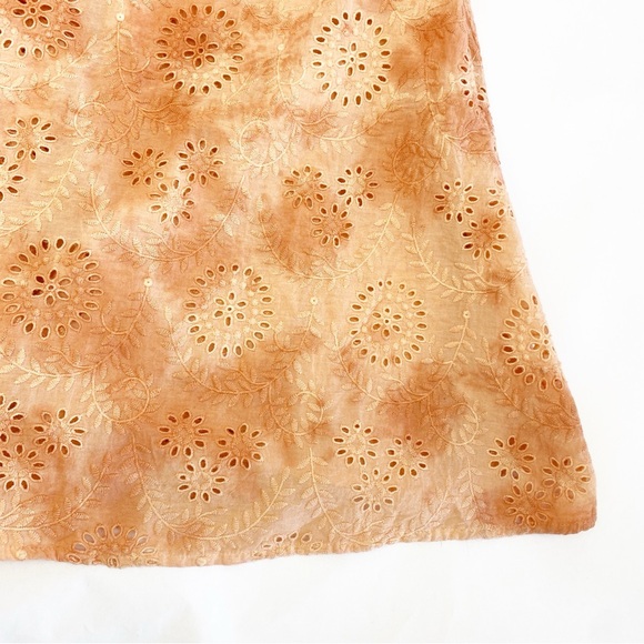 Jen’s Pirate Booty Ashbury Swirl Maiden Robe Eyelet Apricot Dress Kimono Duster - Picture 12 of 16